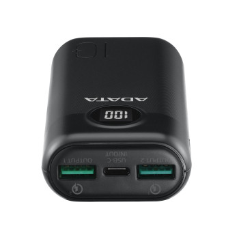 Портативное зарядное устройство Adata P10000QCD черный AP10000QCD-DGT-CBK..