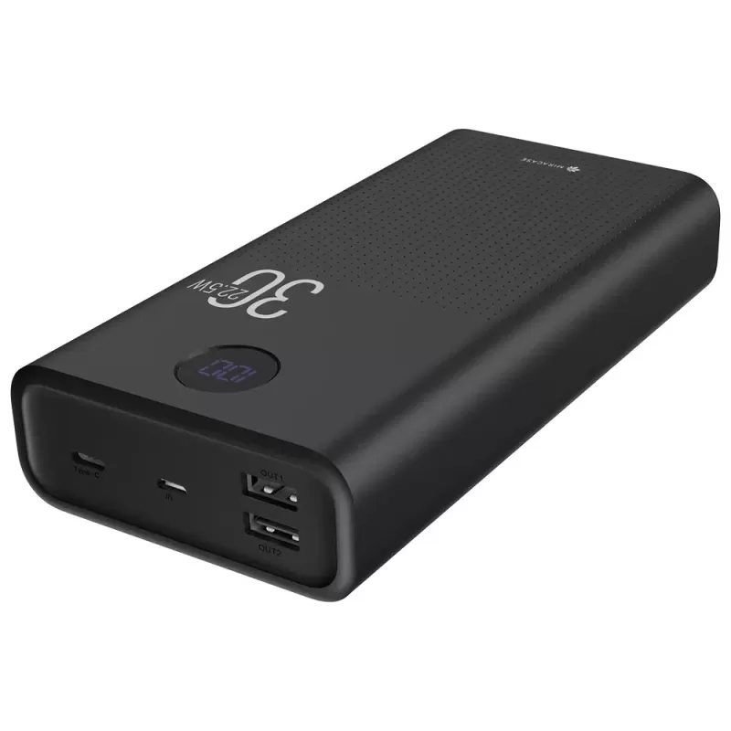 מטען נייד Miracase MPB30PD22.5W שחור MPB30PD22.5W
