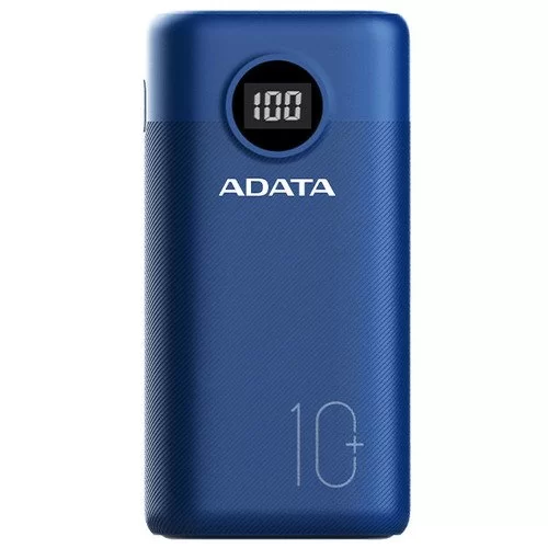Portable charger Adata P10000QCD AP10000QCD-DGT-CDB 10000mAh Color:blue
