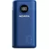 מטען נייד Adata P10000QCD AP10000QCD-DGT-CDB 10000mAh צבע כחול