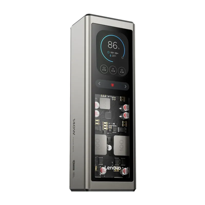 מטען נייד Lenovo 140W Laptop PowerBank 20000mAh G0A3140WWW 20000mAh צבע אפור