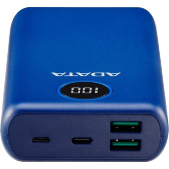 מטען נייד Adata P20000QCD AP20000QCD-DGT-CDB 20000mAh צבע כחול