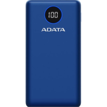 מטען נייד Adata P20000QCD AP20000QCD-DGT-CDB 20000mAh צבע כחול