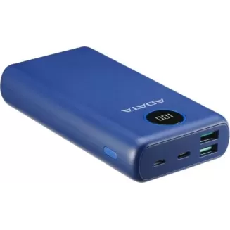 מטען נייד Adata P20000QCD AP20000QCD-DGT-CDB 20000mAh צבע כחול