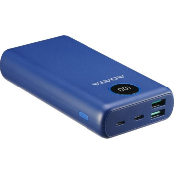 מטען נייד Adata P20000QCD AP20000QCD-DGT-CDB 20000mAh צבע כחול