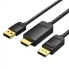 כבל Vention HDMI to DP 4K/60Hz 2m ABJBH כבל Vention HDMI to DP 4K/60Hz 2m ABJBH
