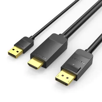 Кабель Vention HDMI to DP 4K/60Hz 2m ABJBH