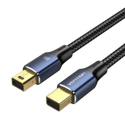 Кабель Vention mini DP 1.4 8K/60Hz 2m HCGLH Кабель Vention mini DP 1.4 8K/60Hz 2m HCGLH