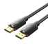 Cable Vention DP 1.2 4K/60Hz 21.6Gbps Gold Plated 1m HAKBF