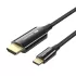 כבל Vention USB-C to HDMI 8K/60Hz 1.8m CRCBAC