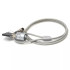 Laptop lock Gold Touch NoteBook Metal Lock With Key E-LOCK-KEY Color:silver