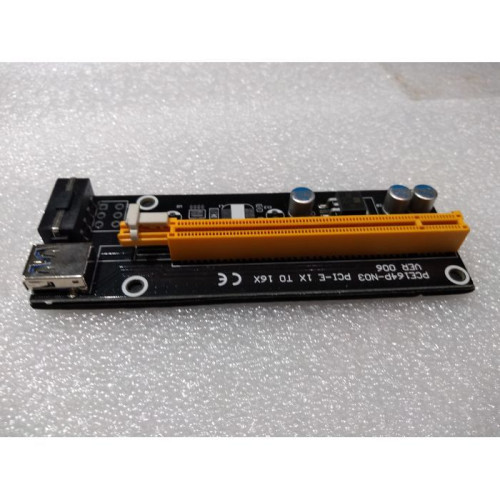 Adapter Riser PCI-E 1X TO 16X PCE164P-N03 VER 006..