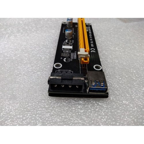 מתאם Riser PCI-E 1X TO 16X PCE164P-N03 VER 006..