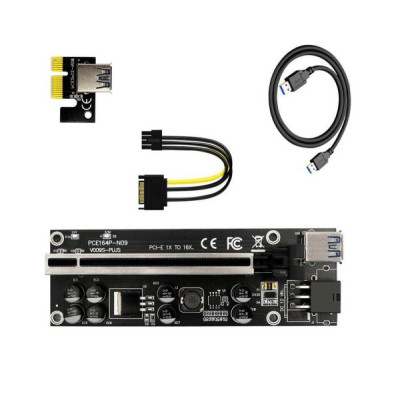 Mining accessory equipment PCIe x1 to x16 Powered Extender Riser MN-99949 Mining accessory equipment PCIe x1 to x16 Powered Extender Riser MN-99949