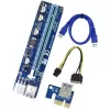 מתאם Riser PCI-E 1X to 16X VER008C