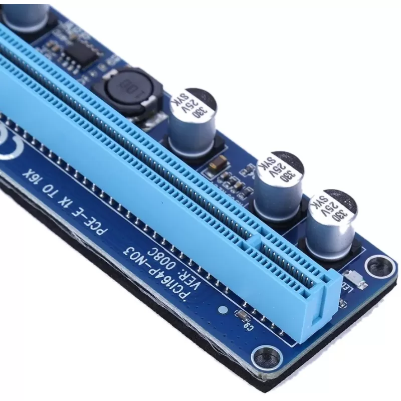 מתאם Riser PCI-E 1X to 16X VER008C