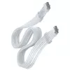 כבל Corsair ThermalProtect PCIe 5.1 600W 12V-2x6 Cable לבן CP-8920473