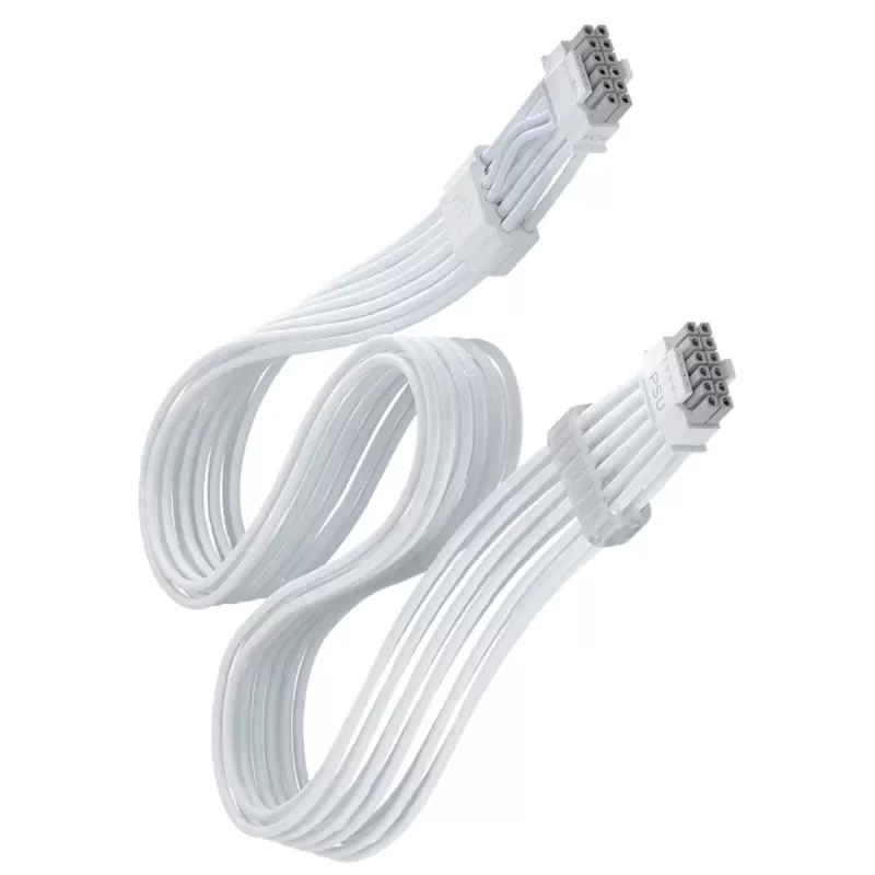 כבל Corsair ThermalProtect PCIe 5.1 600W 12V-2x6 Cable לבן CP-8920473