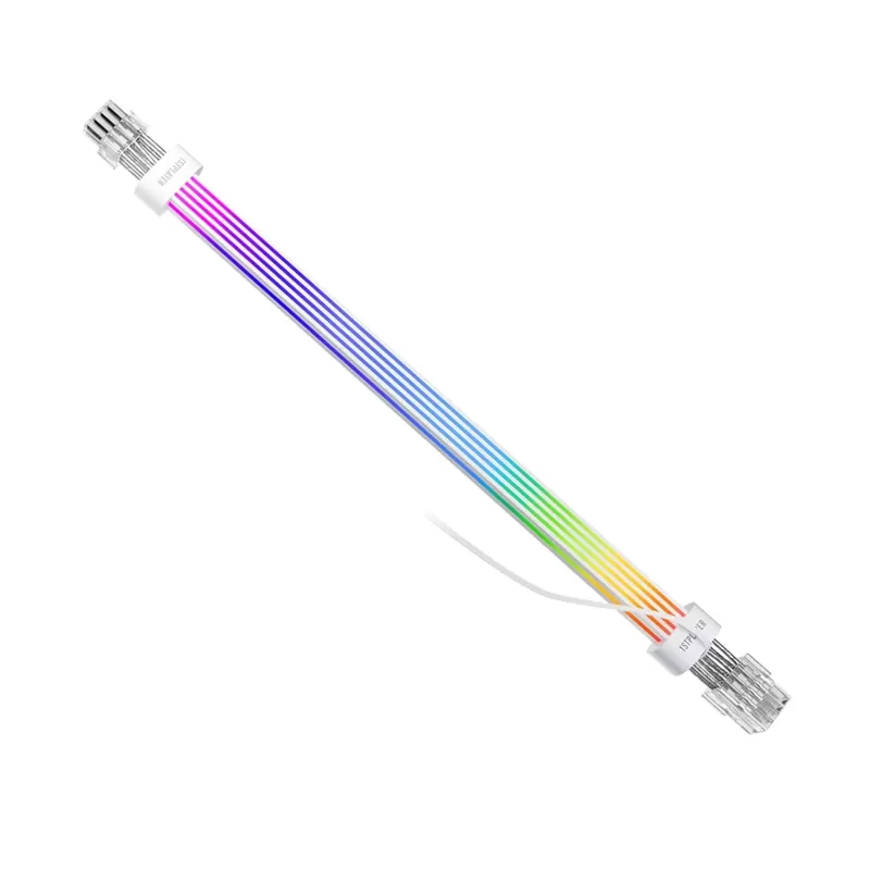 כבל 1St Player 1StPlayer NC8P 8-pin ARGB 345mm Power Extension לבן 6974418983993