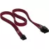 Кабель Corsair Premium Individually Sleeved PCIe Cable (Single Connector) Type 5 Gen 5, black, red CP-8920306