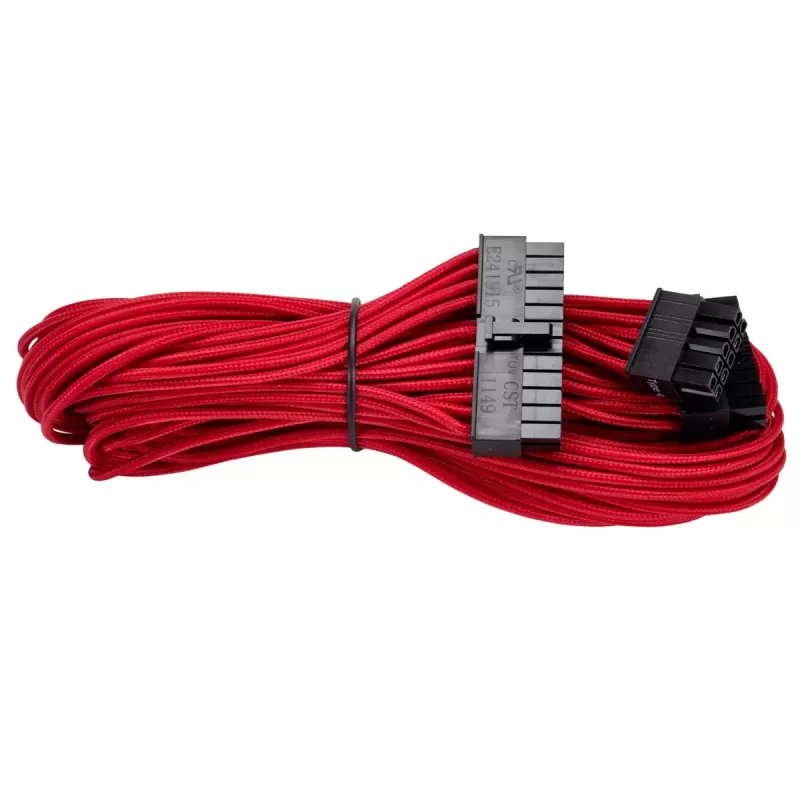 ערכת כבלים לספק כוח Corsair Premium Individually Sleeved PSU Cable Kit Starter Package, Type 4 (Generation 3) אדום CP-8920145