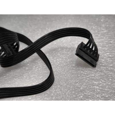 כבלים לספק כוח High Power ELEMENT SMART 750W EP-750S SATA CABLE צבע שחור.. כבלים לספק כוח High Power ELEMENT SMART 750W EP-750S SATA CABLE צבע שחור..