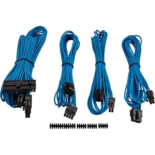 כבלים לספק כוח Corsair Premium Individually Sleeved PSU Cable Kit Starter