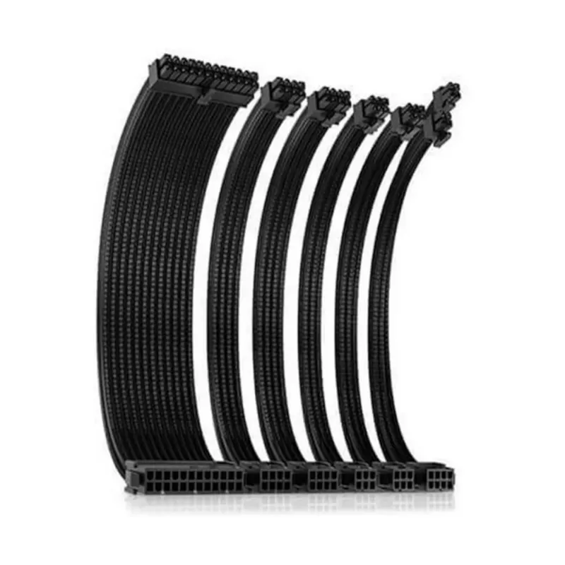 Кабель Antec Sleeved Extension Cable Kit black PSUSCB30-101-B