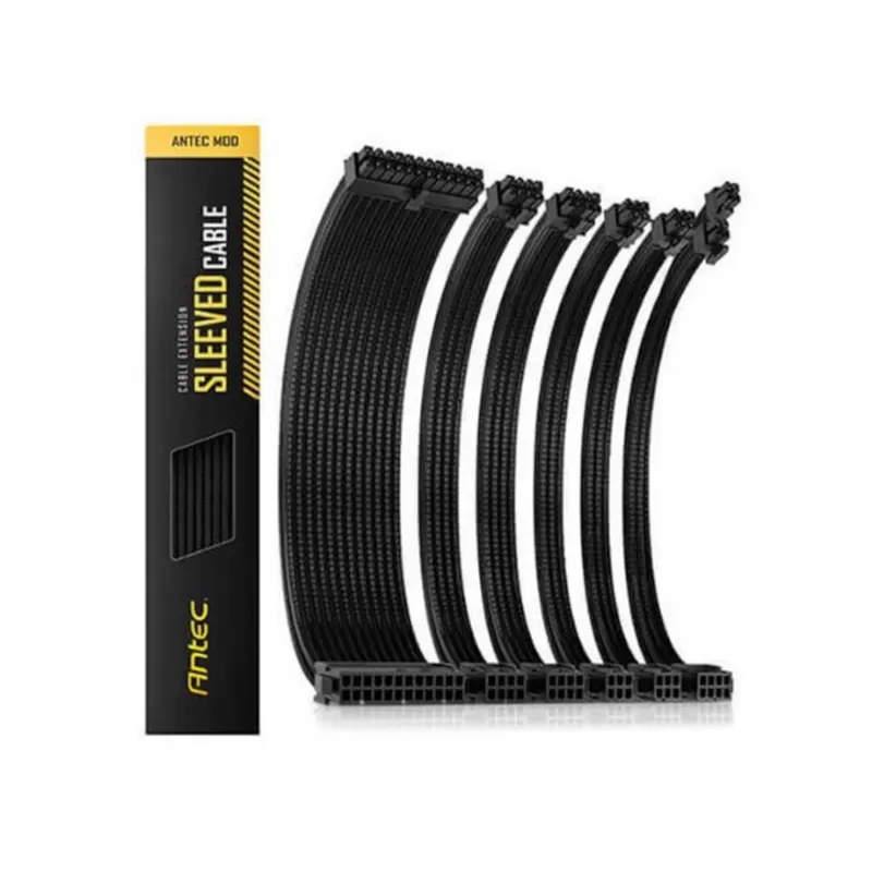 Кабель Antec Sleeved Extension Cable Kit black PSUSCB30-101-B