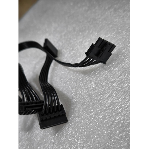 כבלים לספק כוח Cooler Master ZH-5700-H MWE GOLD 750 V2 SATA CABLE צבע שחור..