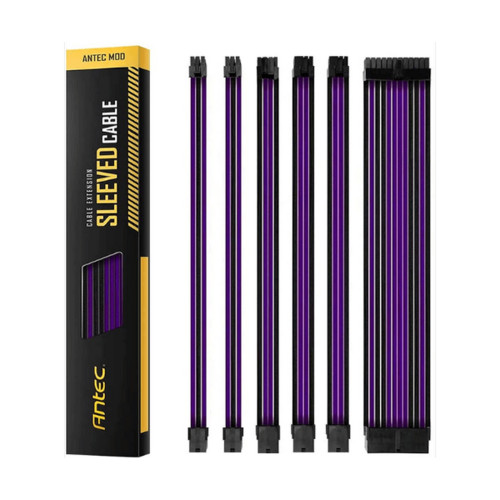 Cable Antec Sleeved Extension Cable Kit שחור, סגור PSUSCB30-205-P/B