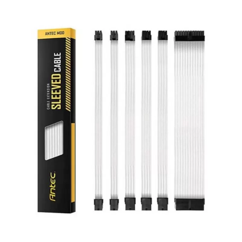 Кабель Antec Sleeved Extension Cable Kit white PSUSCW30-102-W