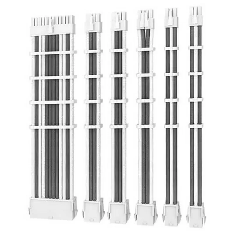 Cable Antec Sleeved Extension Cable Kit gray, white PSUSCW30-204-G/W