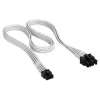 Кабель Corsair Premium Individually Sleeved PCIe Cable (Single Connector) Type 5 Gen 5 CP-8920304 Цвет:белый Кабель Corsair Premium Individually Sleeved PCIe Cable (Single Connector) Type 5 Gen 5 CP-8920304 Цвет:белый