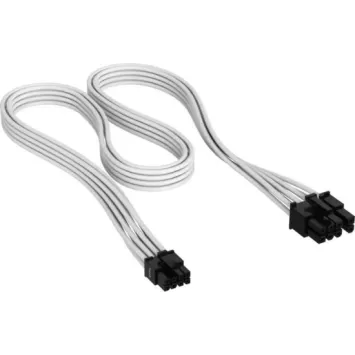 Кабель Corsair Premium Individually Sleeved PCIe Cable (Single Connector) Type 5 Gen 5 CP-8920304 Цвет:белый Кабель Corsair Premium Individually Sleeved PCIe Cable (Single Connector) Type 5 Gen 5 CP-8920304 Цвет:белый