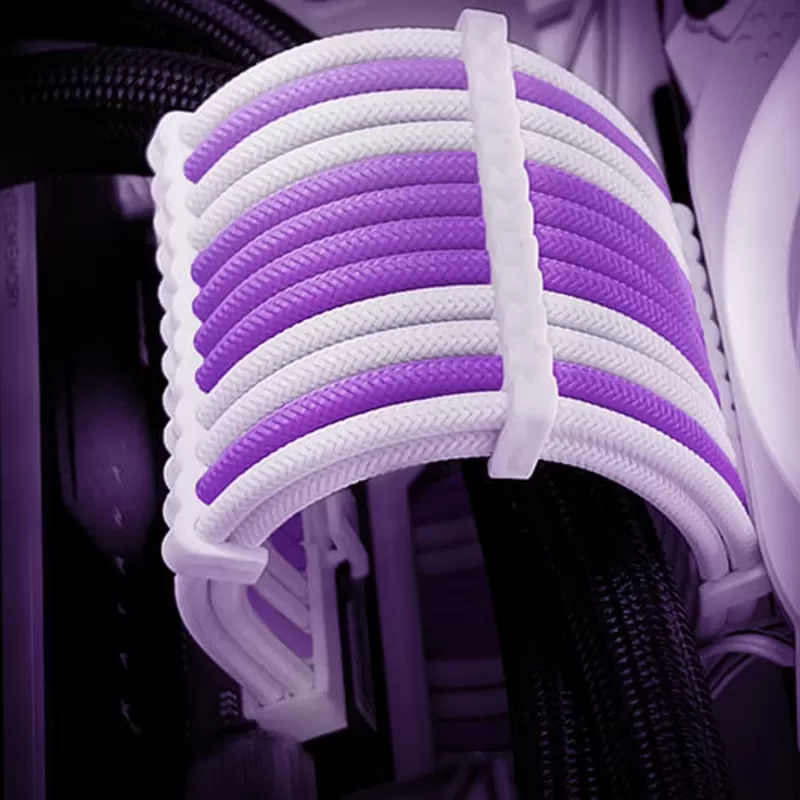 Кабель питания Antec Sleeved Extension Cable Kit White, purple PSUSCW30-205-P/W
