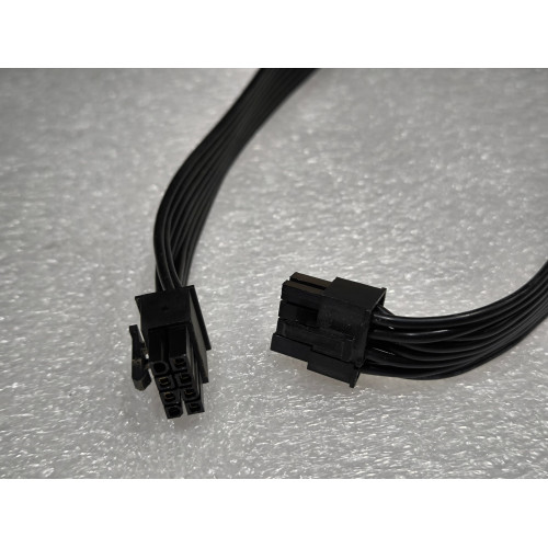 כבלים לספק כוח Zalman ZM1000-EBT USED 8 PIN VGA CABLE צבע שחור מצב:משומש..