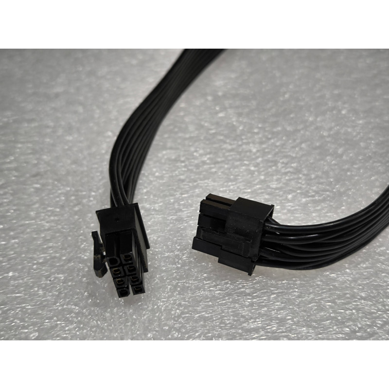 Power Supply Cables Zalman ZM1000-EBT USED 8 PIN VGA CABLE Color:black..