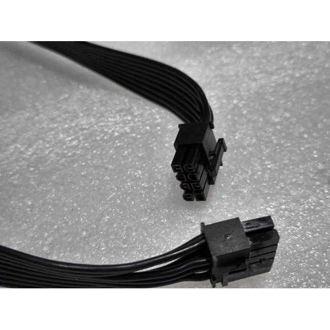 Cable Zalman ZM1000-EBT USED 8 PIN VGA CABLE Color:black Condition:Used..
