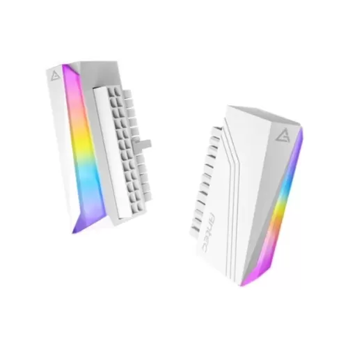 Адаптер кабеля питания материнской платы Antec 24-pin 90° ARGB white Adapter 0-761345-77808-4 Адаптер кабеля питания материнской платы Antec 24-pin 90° ARGB white Adapter 0-761345-77808-4