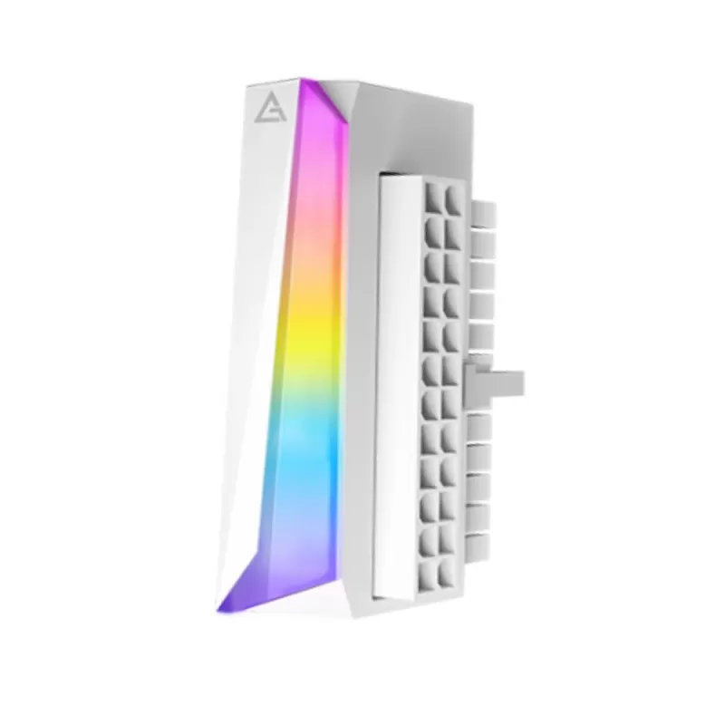 Адаптер кабеля питания материнской платы Antec 24-pin 90° ARGB white Adapter 0-761345-77808-4 Адаптер кабеля питания материнской платы Antec 24-pin 90° ARGB white Adapter 0-761345-77808-4