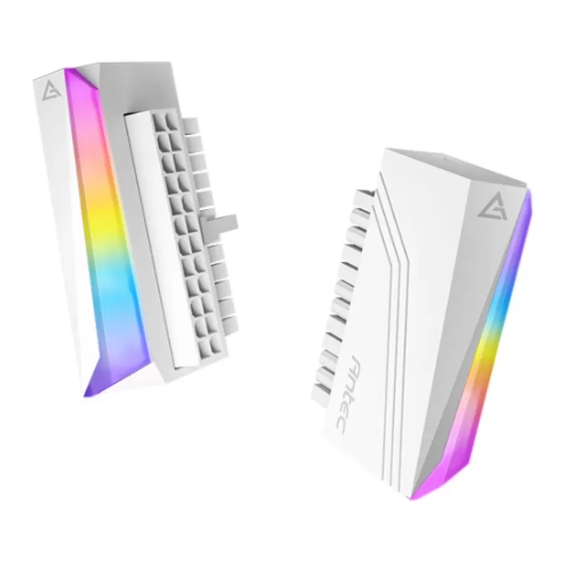 Адаптер кабеля питания материнской платы Antec 24-pin 90° ARGB white Adapter 0-761345-77808-4 Адаптер кабеля питания материнской платы Antec 24-pin 90° ARGB white Adapter 0-761345-77808-4