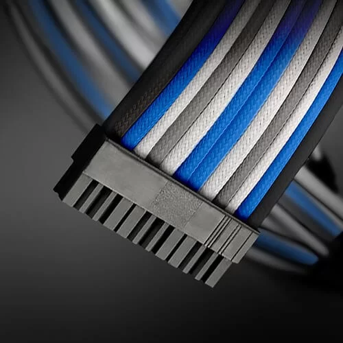 Extension cord Antec PSUSCB30-401-BG/WB 0-761345-99948-9 300mm Color:Blue, Gray