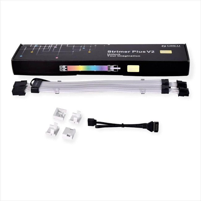 Кабель LIAN-LI ADDRESSABLE RGB STRIMER PLUS V2 8-PIN PW8-PV2 300mm Цвет:черный