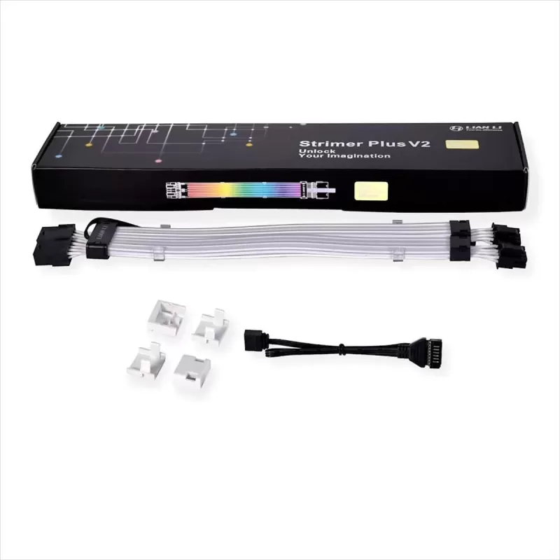 Кабель LIAN-LI ADDRESSABLE RGB STRIMER PLUS V2 8-PIN PW8-PV2 300mm Цвет:чёрный