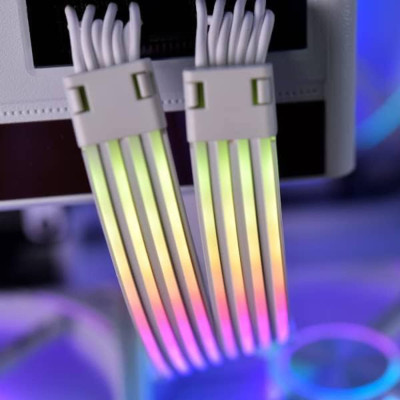 כבל LIAN-LI ADDRESSABLE RGB STRIMER PLUS V2 8-PIN PW8-PV2 300mm צבע שחור