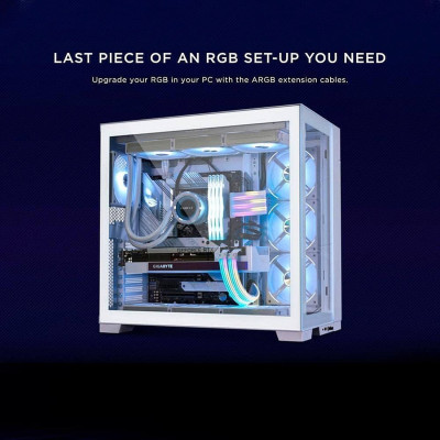 כבל LIAN-LI ADDRESSABLE RGB STRIMER PLUS V2 8-PIN PW8-PV2 300mm צבע שחור