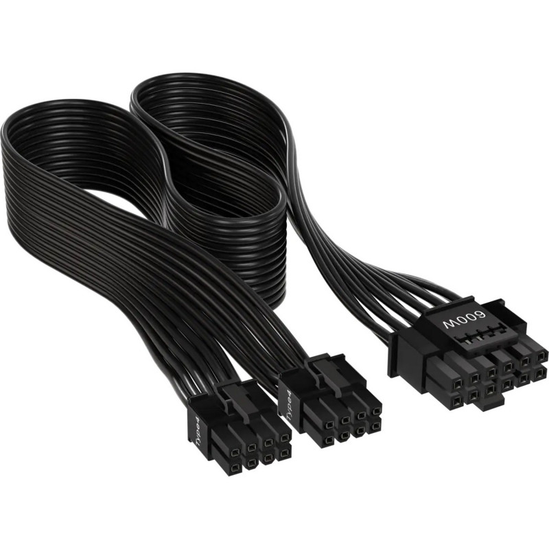 כבל לספק כוח Corsair 600W PCIe 5.0 12VHPWR Type-4 PSU Power Cable CP-8920284