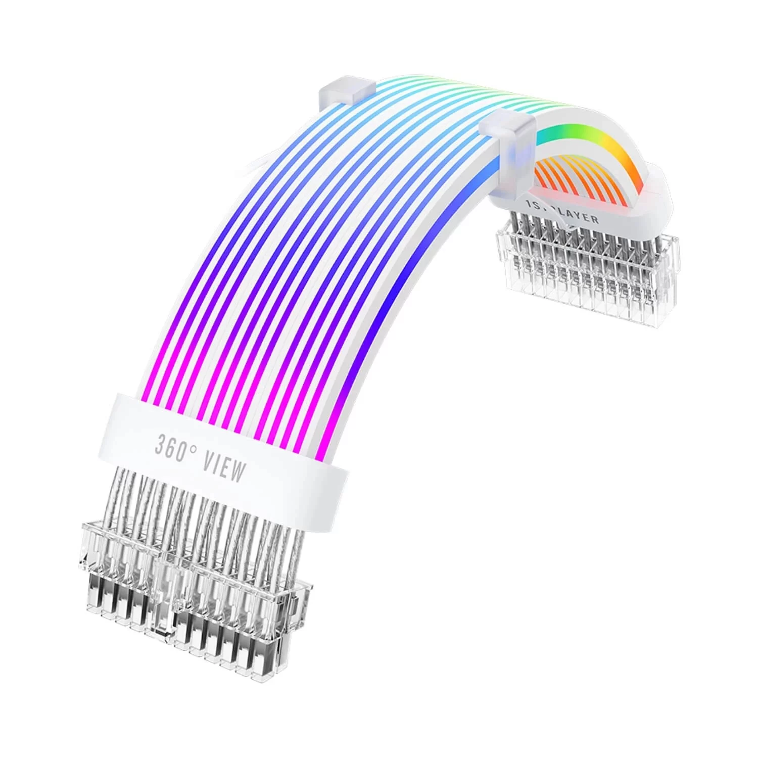 Cable 1St Player 1StPlayer NC24P 24-pin ARGB 285mm Power Extension white