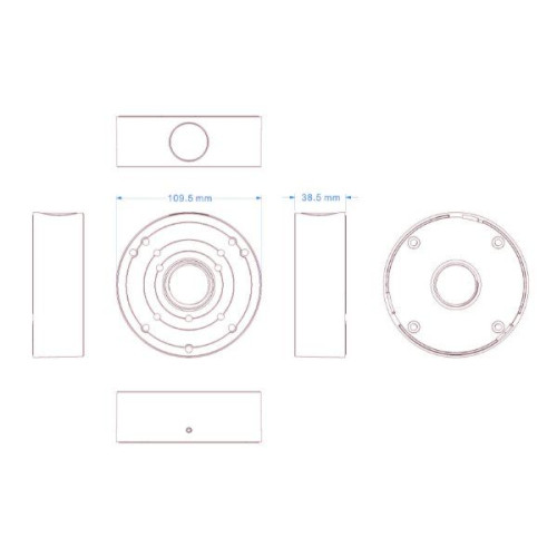 Распределительная коробка для камер Small Junction Box for AHD/IP Cameras